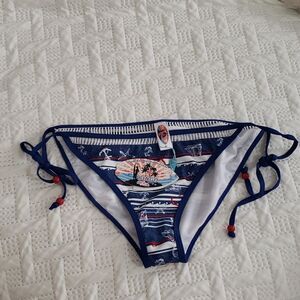 Bingo. NWT.  Nautical Bikini Bottoms. Size XL